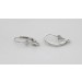 Ohrringe - Patentbrisurenpaar Sterling Silber 925
