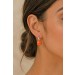 Karneol Ohrringe Silber 925 rote Natur Edelsteine Toyo Yamamoto