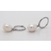 Perlen Ohrringe Silber 925 weisse Süsswasserperlen 7mm