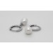 Perlen Ohrringe Silber 925 weisse Süsswasserperlen 7mm