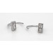 Earcuffs Silber 925 weiße Baguette Zirkonia 