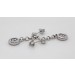 Ohrstecker Silber 925 Solitär Zirkonia rhodiniert
