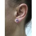 Amethyst Ohrstecker Silber 925 lila Natur Edelstein
