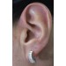 Creolen Silber 925 klare Zirkonia Steine Diamantlook