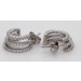 Ohrstecker Sterling Silber 925 weiße Zirkonia Diamantlook