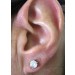 Ohrstecker 3 teilig Silber 925 synthetischer Rubin Blautopas Brillant 