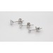 Ohrstecker Set Silber 925 weiße Zikronia Steine Brillantlook 