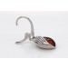 Bernstein Ohrhänger Sterling Silber 925 2 cognac braune Edelsteine