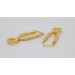 Infinity Endless Ohrrringe Creolen Silber 925 Gelbgold vergoldet