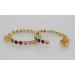 Rainbow Creolen Ohrsteker Silber 925 Gelbgold vergoldet bunte Zirkonia 