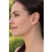 Diamant Creolen Silber 18K vergoldet Labor Diamanten 0.24ct