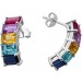 Rubin Ohrstecker Silber 925 nat. afrikanische Rubine Citrine Sky Blue Topase Saphire pinke Amethyste
