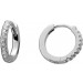 Diamant Creolen Silber 925 Labor Diamanten 0.14ct