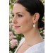 Opal Halo Ohrringe Silber 925 nat. weiße Opale 4.4ct weiße nat. Zirkone