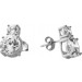 Zirkonia Ohrringe Silber 925 weiße Zirkonia Steine
