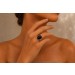 Onyx Ring Sterling Silber 925 tiefschwarzer Edelstein 