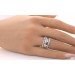 Ring Set 4-teilig Silber 925 weiße Zirkonia Steine