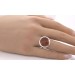 Bernsteinring Silber 925 cognac brauner Edelstein