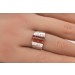 Bernstein Ring Silber 925 cognac brauner Edelstein