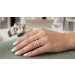 Memoire Alliance Ring Silber 925 weiße Zirkonia Steine