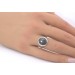 Edelsteinring Silber 925 grün blauer Labradorit 