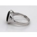 Edelsteinring Silber 925 grün blauer Labradorit 