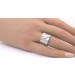 Designer Ring Edelstahl mattiert Vivien Lee