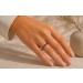 Memoire Ring Silber 925 rote Zirkonia Steine