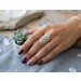 Damenring Silber 925 Lebensblume Design