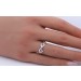 Infinity Ring 925 Silber rhodiniert poliert