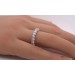 Memoire Ring Silber925 poliert rhodiniert weißer Zirkon