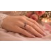 Rubin Memoire Ring Silber 925 rote Edelsteine 