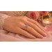 Amethyst Ring Silber 925 Solitär lila Edelstein Brasilien
