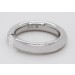 Spannring 0.50ct F VSI Silber 925 Lab Grown Diamant