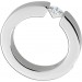 Brillant Spannring 0.50ct F VSI Silber 925 Lab Grown Diamant 