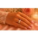 Brillant Spannring 0.50ct F VSI Silber 925 Lab Grown Diamant 