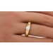 Solitärring 0.50ct F VSI Silber 925 Gelbgold vergoldet Lab Grown Diamant