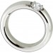 Solitärring 0.50ct F VSI Silber 925 Lab Grown Diamant 