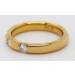 Memoire Ring 0.5ct F Silber Gelbgold vergoldet Lab Grown Diamanten