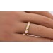 Memoire Ring 0.5ct F Silber Gelbgold vergoldet Lab Grown Diamanten