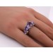 Amethyst Ring Silber 925 lila Edelsteine
