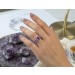 Amethyst Ring Silber 925 lila Edelsteine