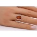 Bernstein Ring Sterling Silber 925 cognac brauner Edelstein 11.5mm