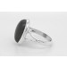 Labradorit Ring Silber 925 grün blauer Edelstein 10ct