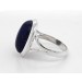 Lapislazuli Ring Silber 925 blauer Edelstein 10ct