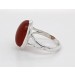 Carneol Ring Silber 925 roter Natur Edelstein 10ct
