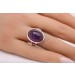 Amethyst Ring Silber 925 lila Edelstein 10ct