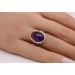 Amethyst Ring Silber 925 lila Edelstein 10ct 