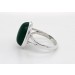 Aventurin Ring Silber 925 grüner Edelstein 10ct