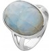 Mondstein Ring Silber 925 Regenbogen Edelstein 10ct